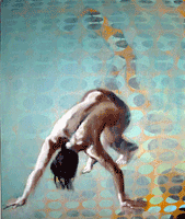 oil painting of dancers